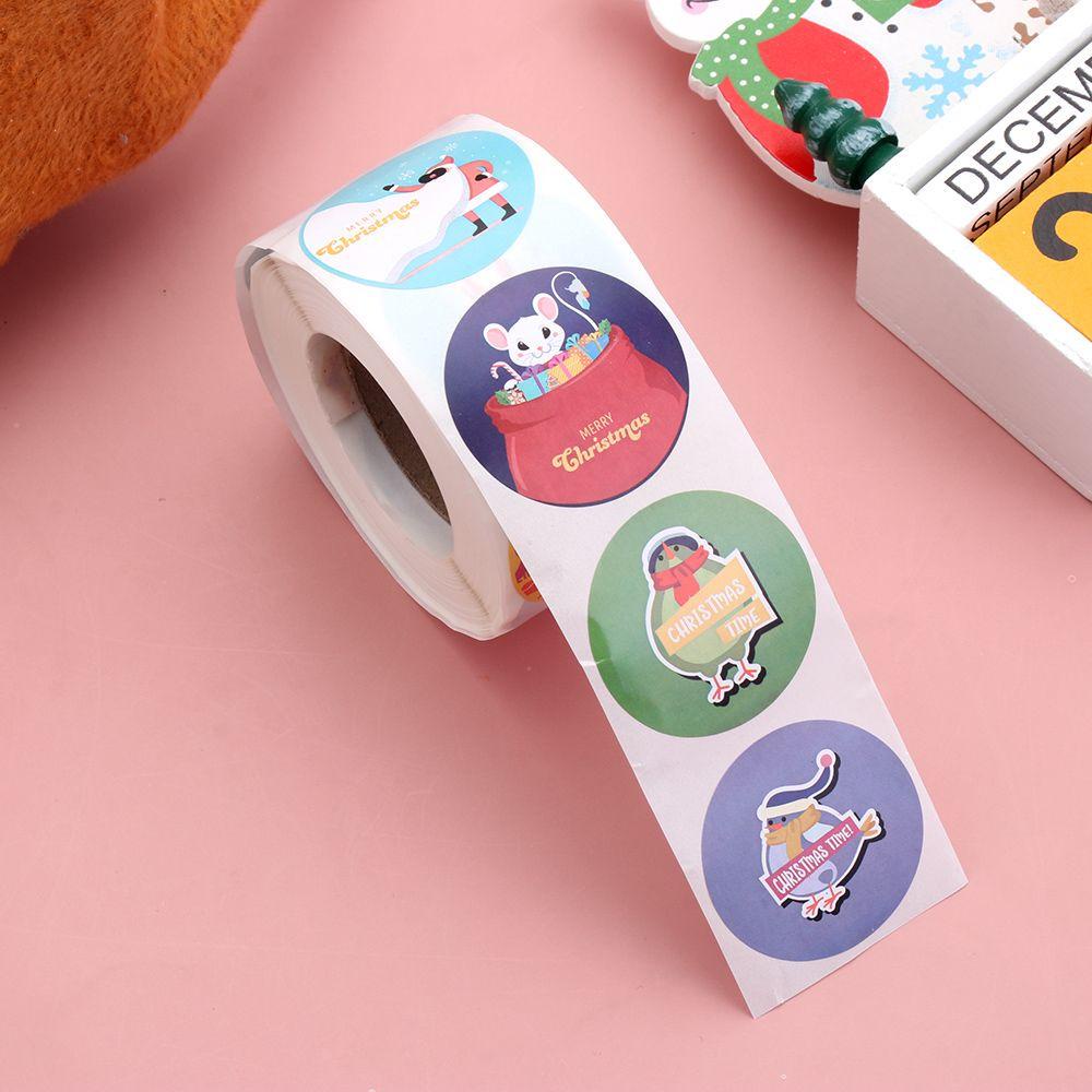 Sticker Dán Trang Trí Bánh Kem Phong Cách Giáng Sinh