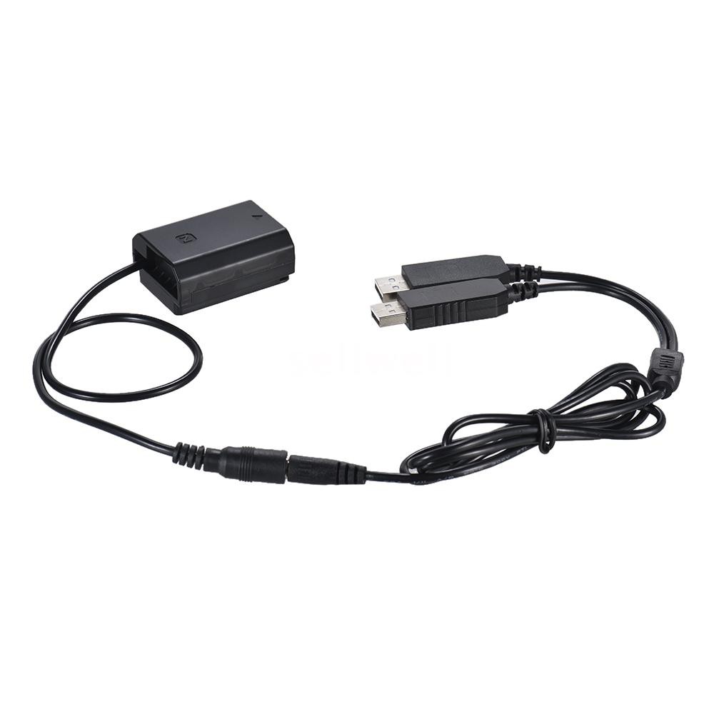 Andoer NP-FZ100 DC Coupler Dual USB Adapter Dummy Battery for Sony A7III A9 A7RIII A7SIII