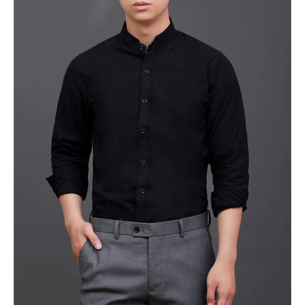 Áo sơ mi cổ tàu không nhăn, thoáng mát, thấm hút mồ hôi Phong Cách Trẻ Trung  Hàn Quốc | BigBuy360 - bigbuy360.vn