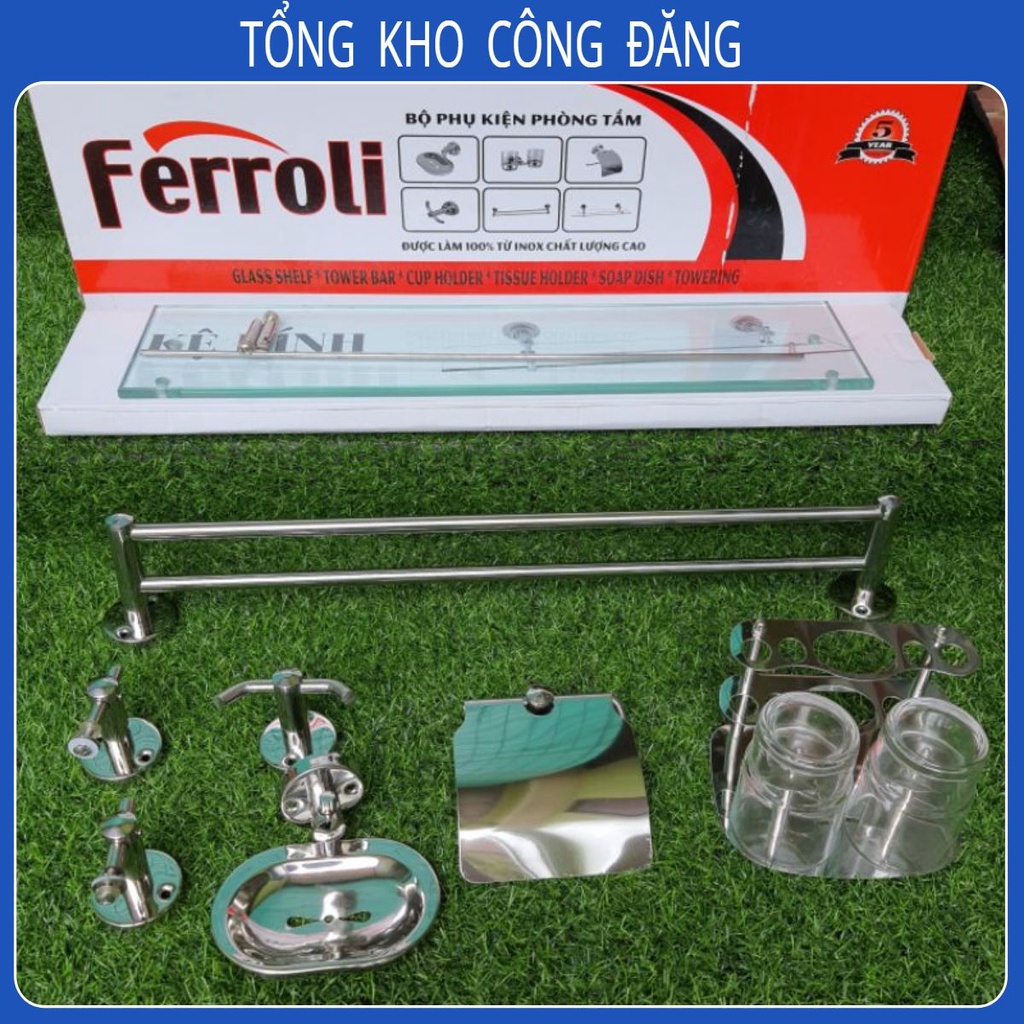 BỘ PHỤ KIỆN NHÀ TẮM FERROLI CHÍNH HÃNG