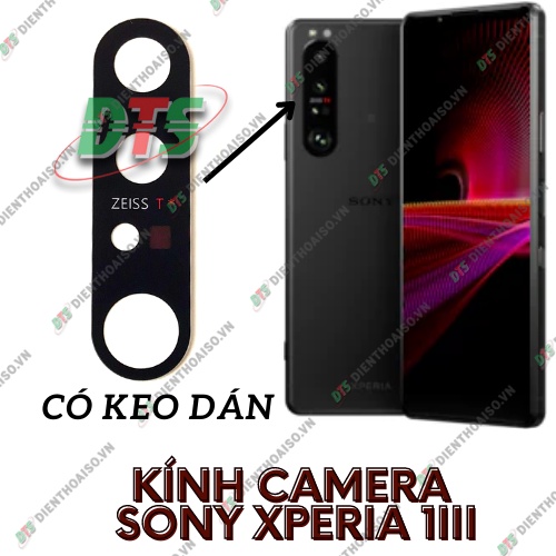 Kính camera sony xperia 1iii kèm keo dán