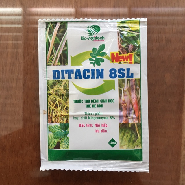 Ditacin 8SL đặc trị vi khuẩn gây bệnh cho cây.