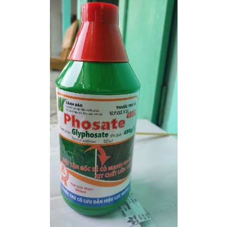 Thuốc trừ cỏ không chọn lọc, có lưu dẫn PHOSATE