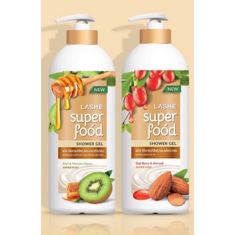 Sữa tắm Lashe Huơng Hạnh Nhân/ Kiwi 640g