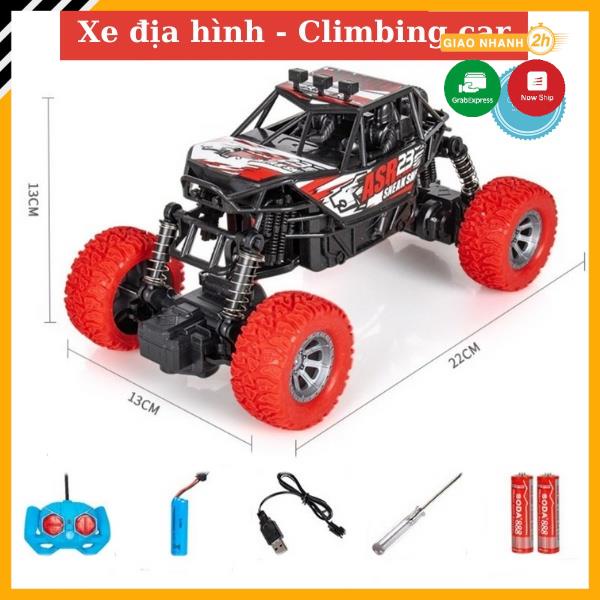 Ô tô điều khiển từ xa địa hình Climbing Car, Ô tô đồ chơi điều khiển từ xa cao cấp - Vượt mọi địa hình
