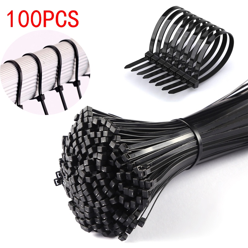 Set 100 Dây Rút Nilon Dùng Một Lần Chất Lượng Cao Đa Năng