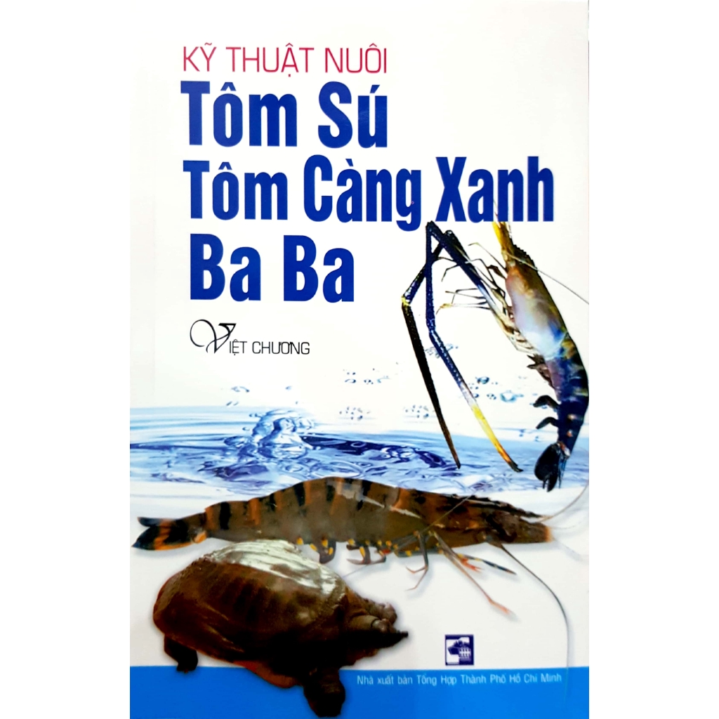 Sách - Kỹ Thuật Nuôi Tôm Sú, Tôm Càng Xanh, Baba