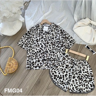 Bộ pijama cánh tay dơi lụa mango