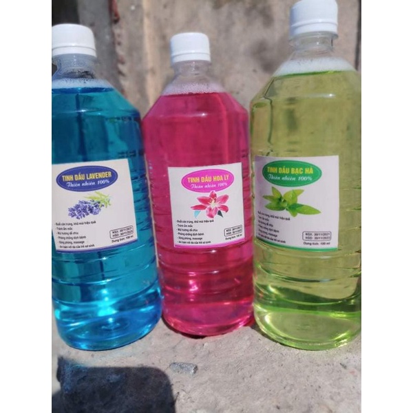 nước thơm lau sàn sat khuẩn hương Ly, Lavender, Bạc Hà 1 lít