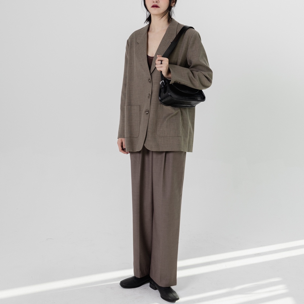 Túi vai màu trơn hợp thời trang cá tính cho phái nữ