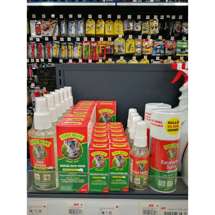 Dầu Khuynh Diệp Euky Bear / EucaPro / Kangaroo Công Nghệ Úc, SX tại Malay