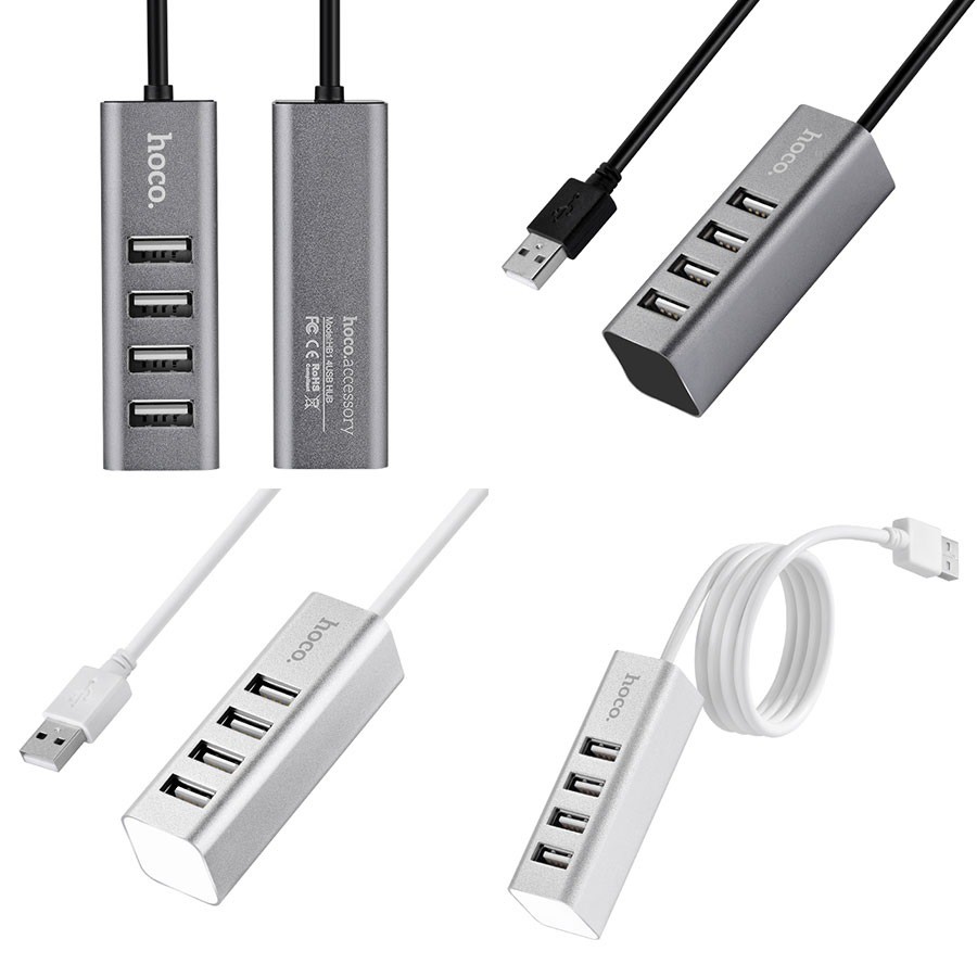 Bộ Chia Cổng HUB USB 4 Cổng HB1 - Chính Hãng Hoco