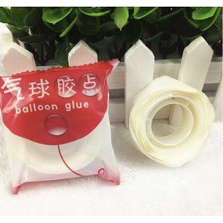 Băng Keo Dán Bong Bóng Chuyên Dụng , Cuộn 100 Miếng Băng Dính , Phụ Kiện Bong Bóng Trang Trí Sinh Nhật Happy Birthday
