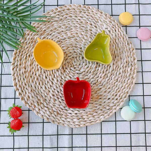 Bát sứ hình Chanh, Táo, Lê