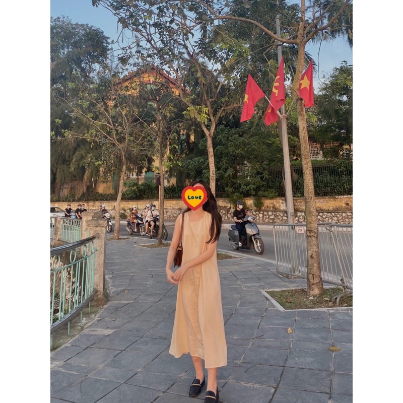 váy suông oversize - ảnh thập shop chụp | BigBuy360 - bigbuy360.vn