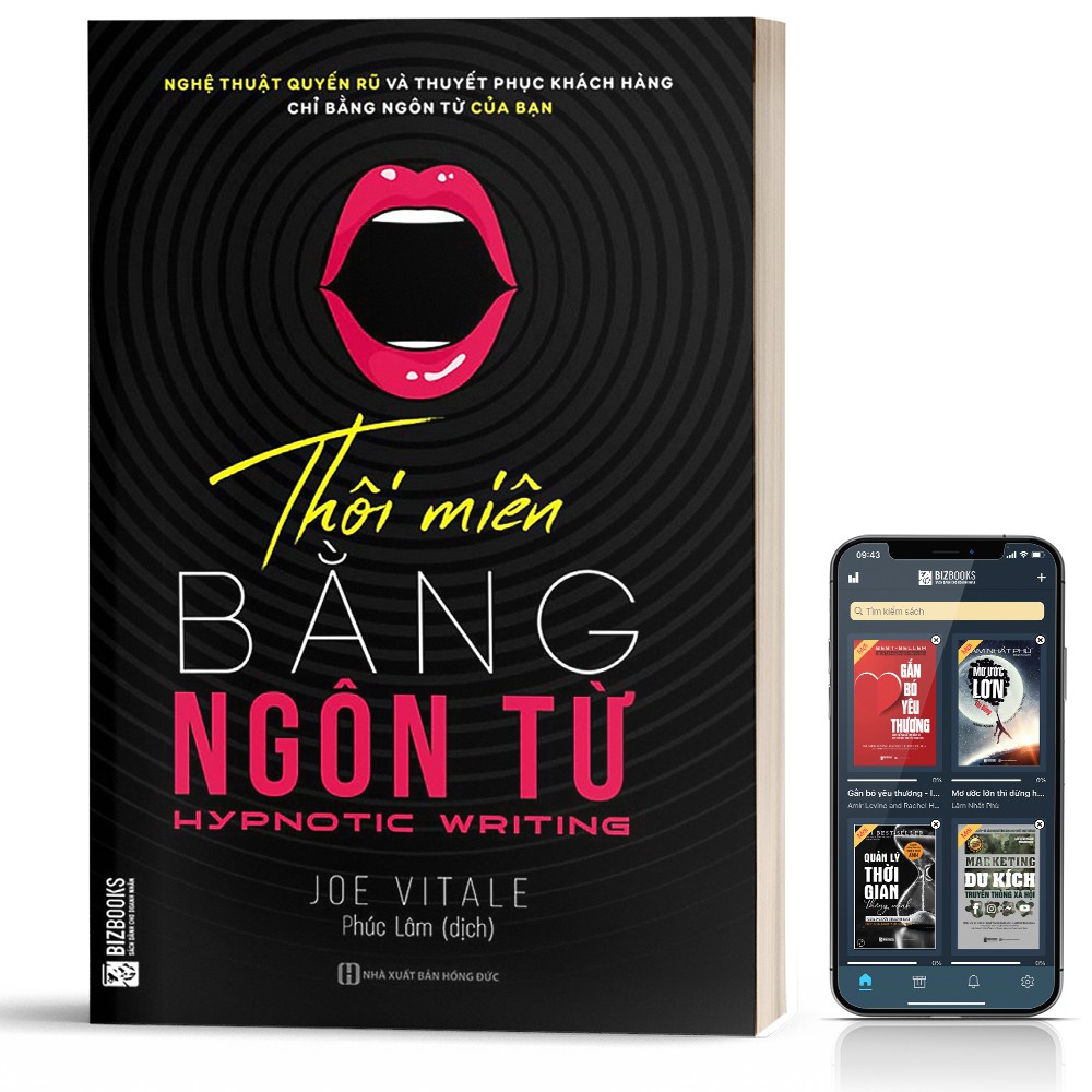 [Mã LIFE2410K giảm 10K đơn 20K] Sách - Thôi Miên Bằng Ngôn Từ - BizBooks