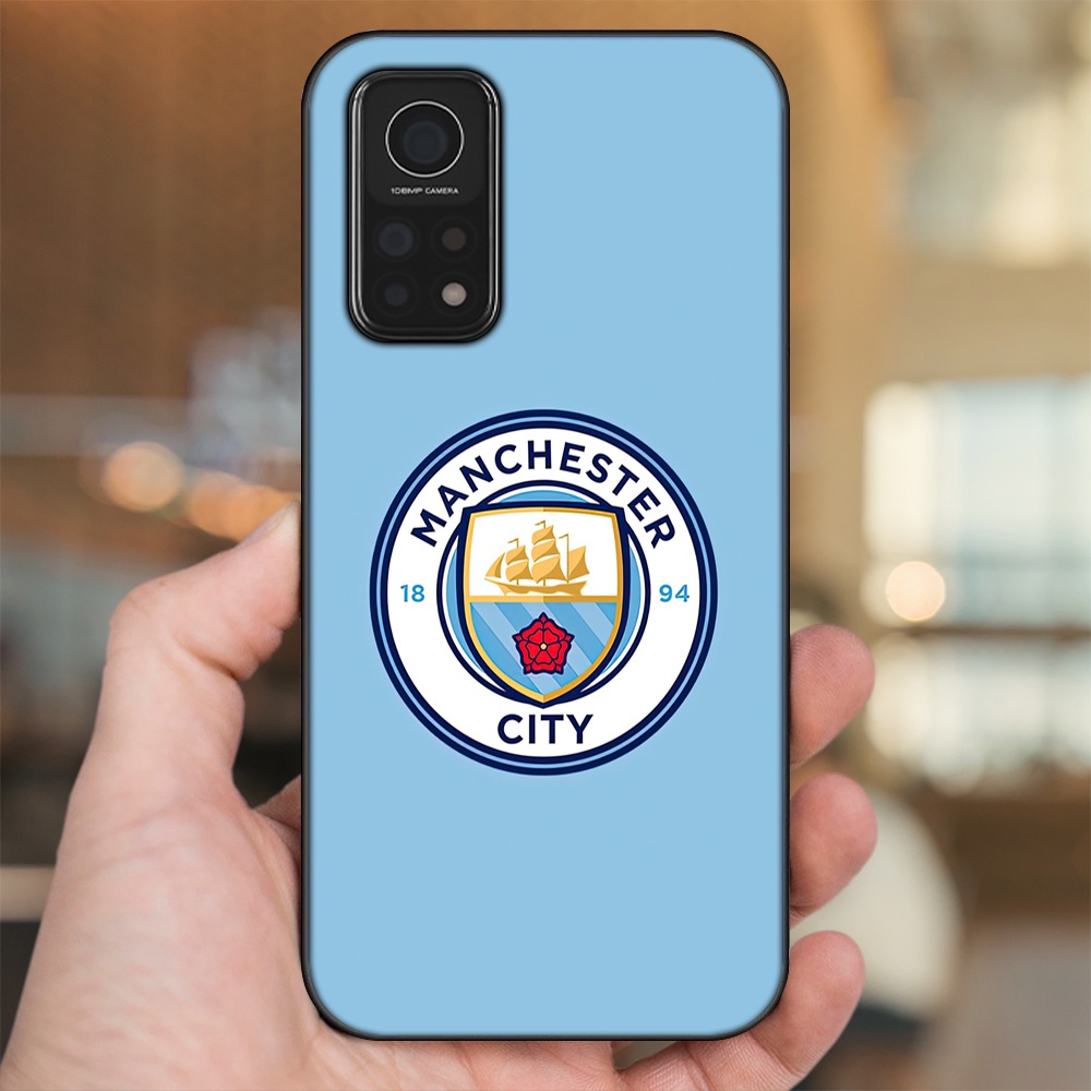 Ốp lưng Xiaomi Mi 10T Pro 5G viền đen in hình Manchester City MC