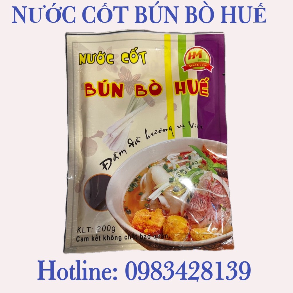Nước cốt Bún Bò Huế HMFOODS