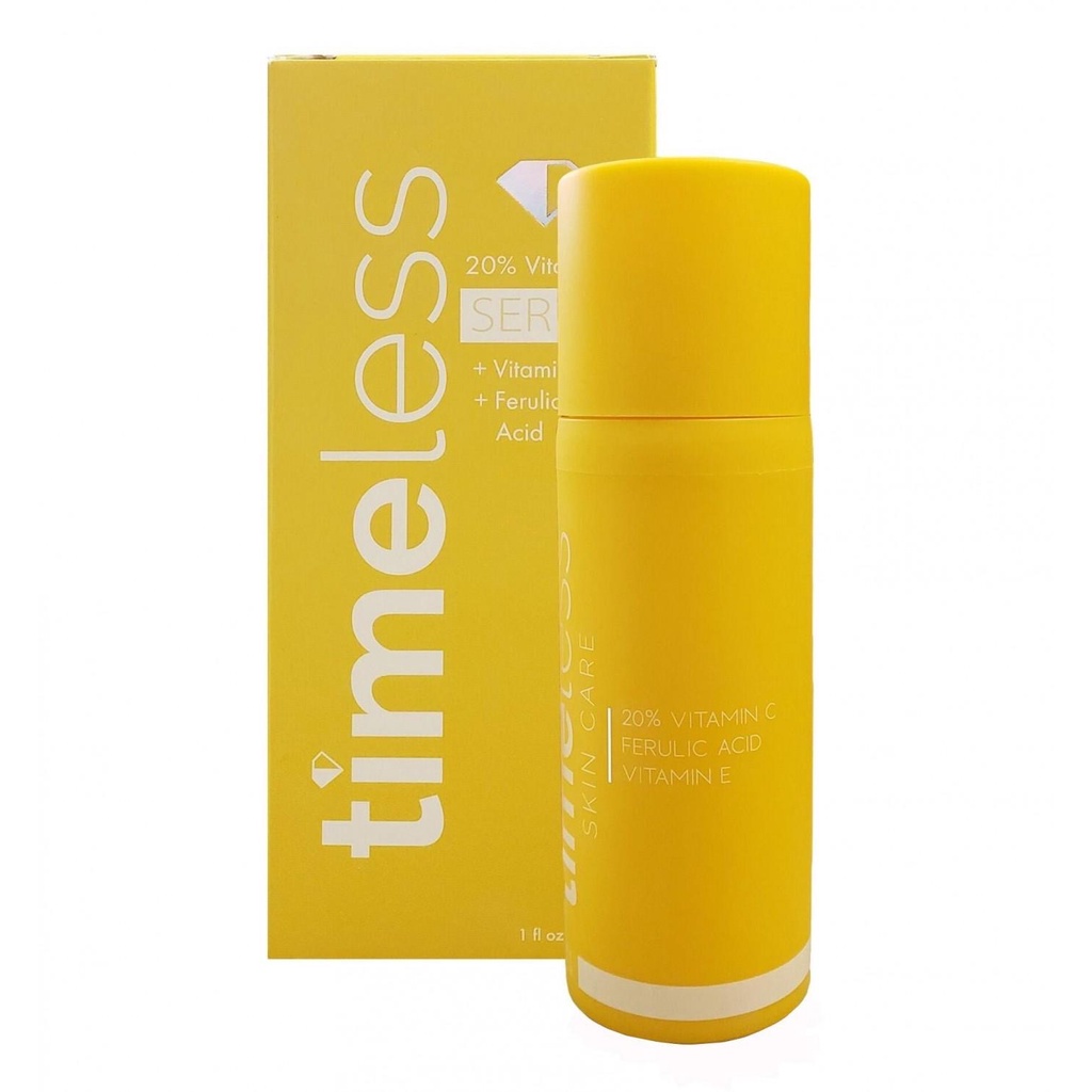 (30ml)Timeless Vitamin C 20 . Tinh Chất Dưỡng Da Serum Timeless 20% Vitamin C + E