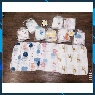Sét 10 Khăn xô sữa Aden + Anais cho bé trai/ bé gái