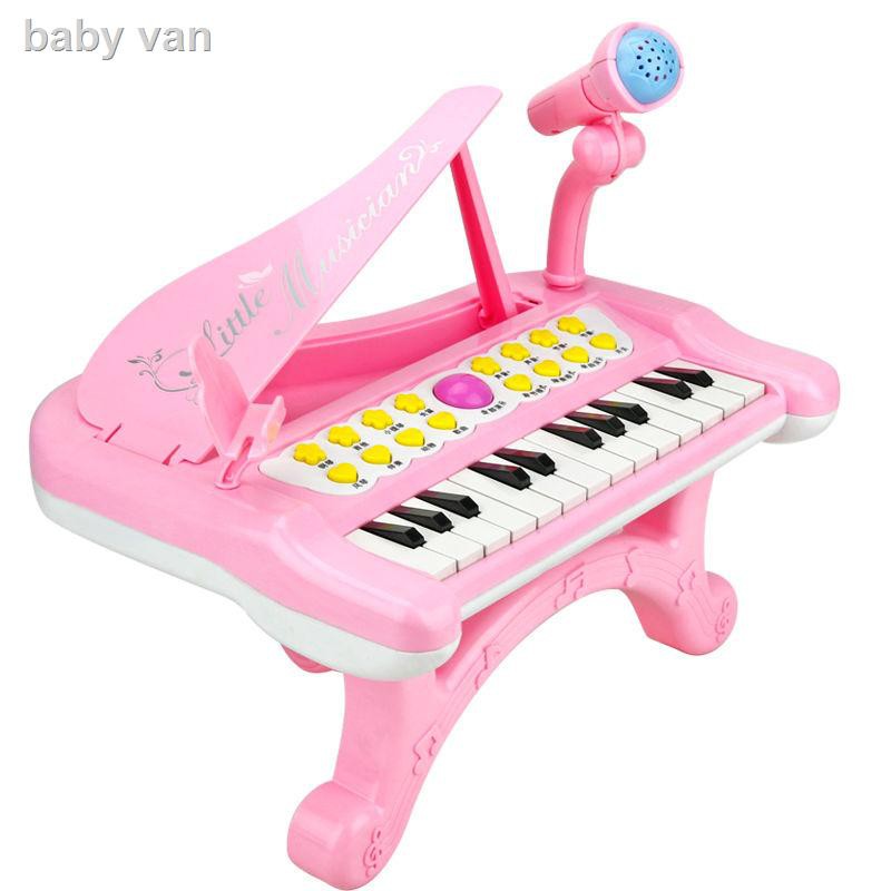 ✔▧□Đàn piano điện tử trẻ em sơ sinh bé gái sơ sinh piano trẻ sơ sinh giáo dục sớm piano 0 âm nhạc 2 đồ chơi 1-3 tuổi bé