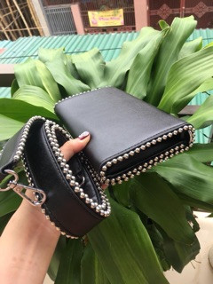 Túi Zara viền bi