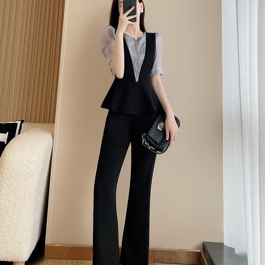 Bộ Quần Áo Thời Trang Mùa Hè Phong Cách Hồng Kông Hàng Mới 2022 Dành Cho Nữ