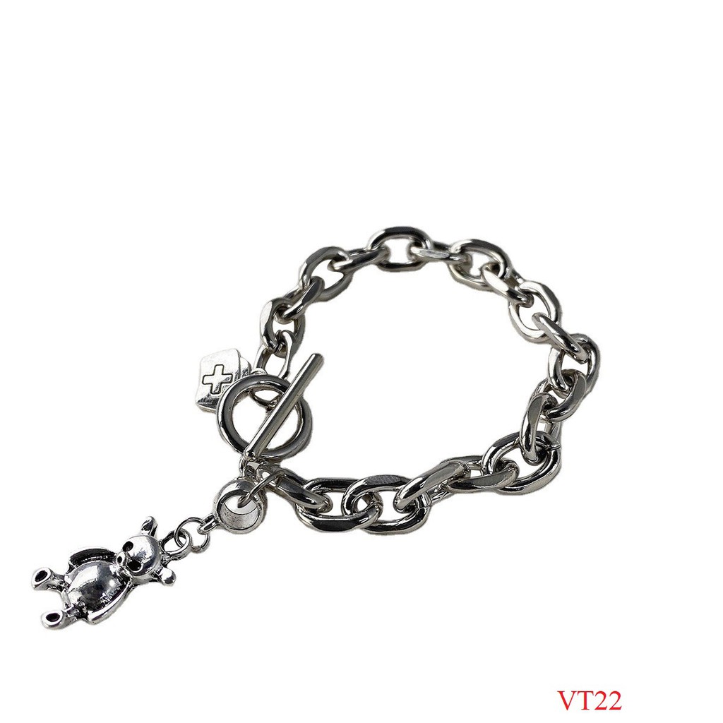 Lắc tay charm gấu cá tính VT22 Maycorner