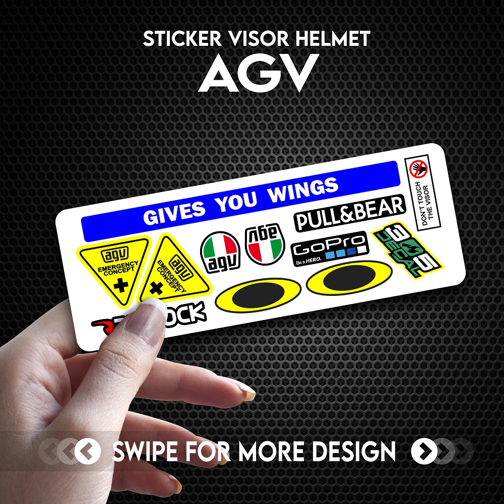 Agv Trọn Bộ Miếng Dán Kính Che Mặt Mũ Bảo Hiểm