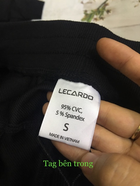 Bộ thể thao nam LECARDO màu đen - LBAN03