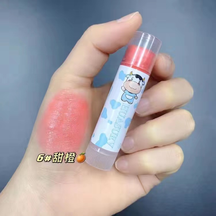 [Hàng mới về] Son sáp HUASURV dưỡng ẩm giảm nếp nhăn môi lên màu tự nhiên