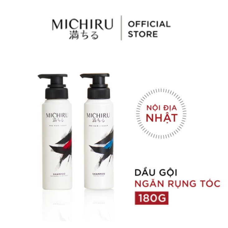 [HB GIFT] Quà tặng 2 món Dầu Gội hoặc dầu Xả MICHIRU ngăn rụng tóc đến 95% 180g/ chai - Giao ngẫu nhiên