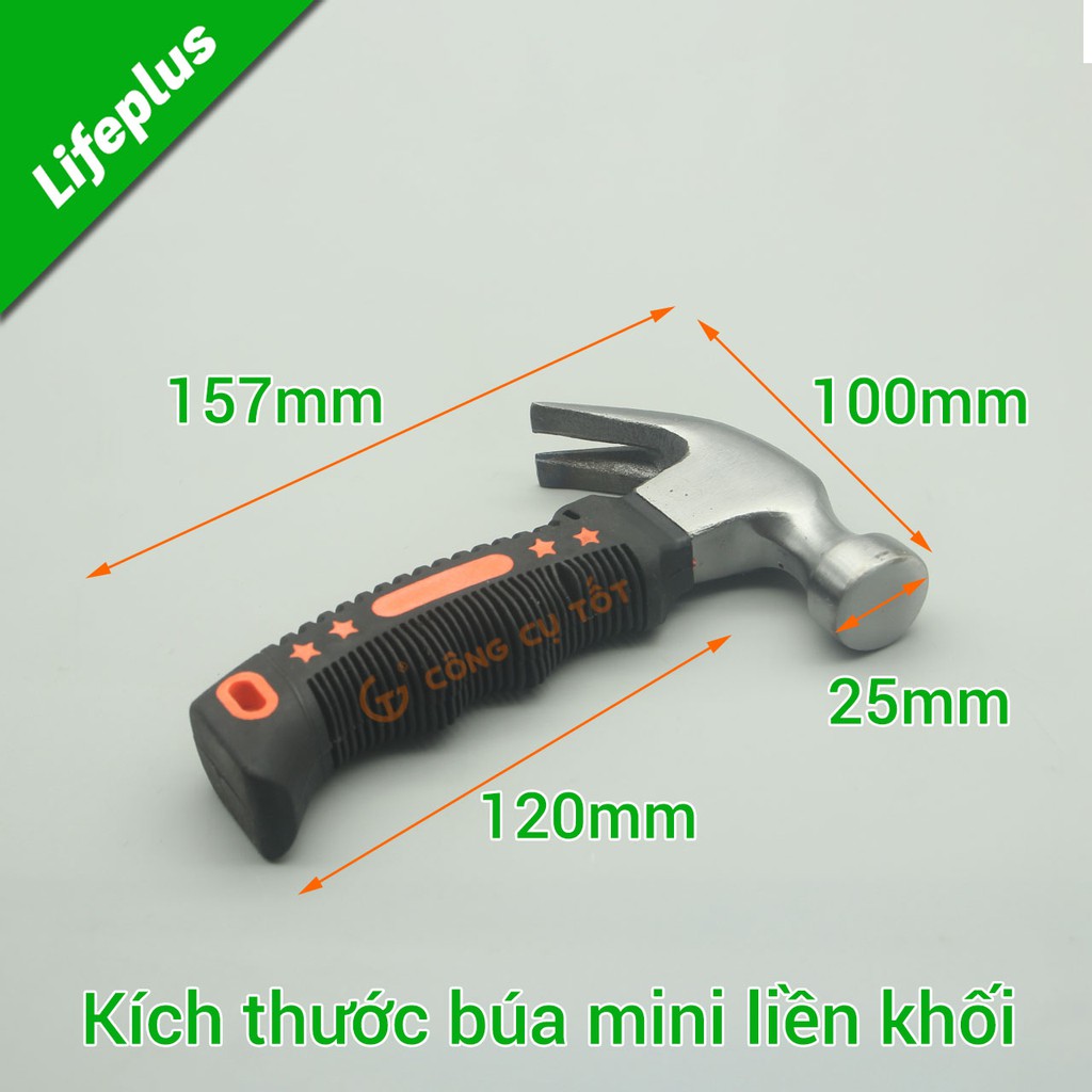 Búa đinh mini liền khối