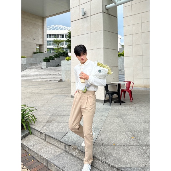 Quần dài be Moonlight