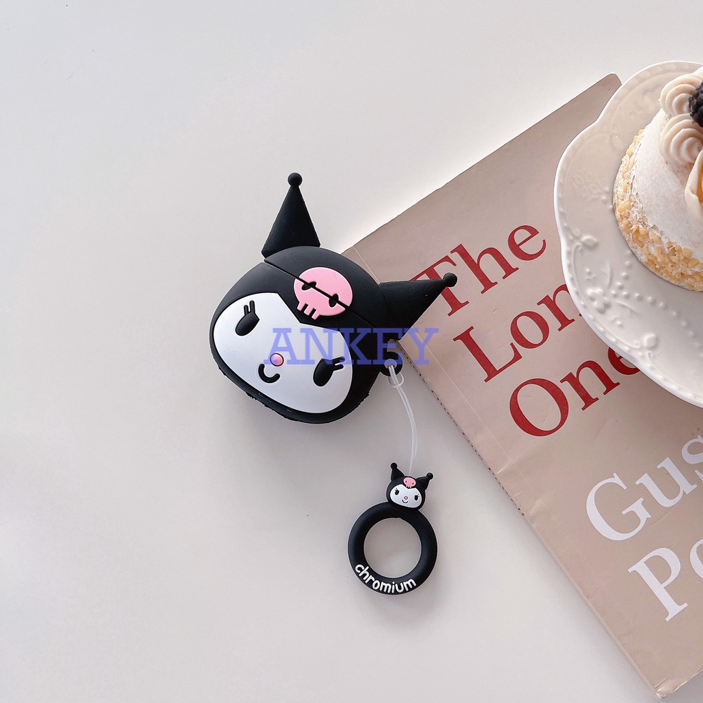 AirPods 3 / 2 / 1 / AirPods Pro Vỏ Bảo Vệ Hộp Sạc Tai Nghe Bằng Silicon Chống Sốc Chống Thấm Nước Kèm Móc Tiện Dụng