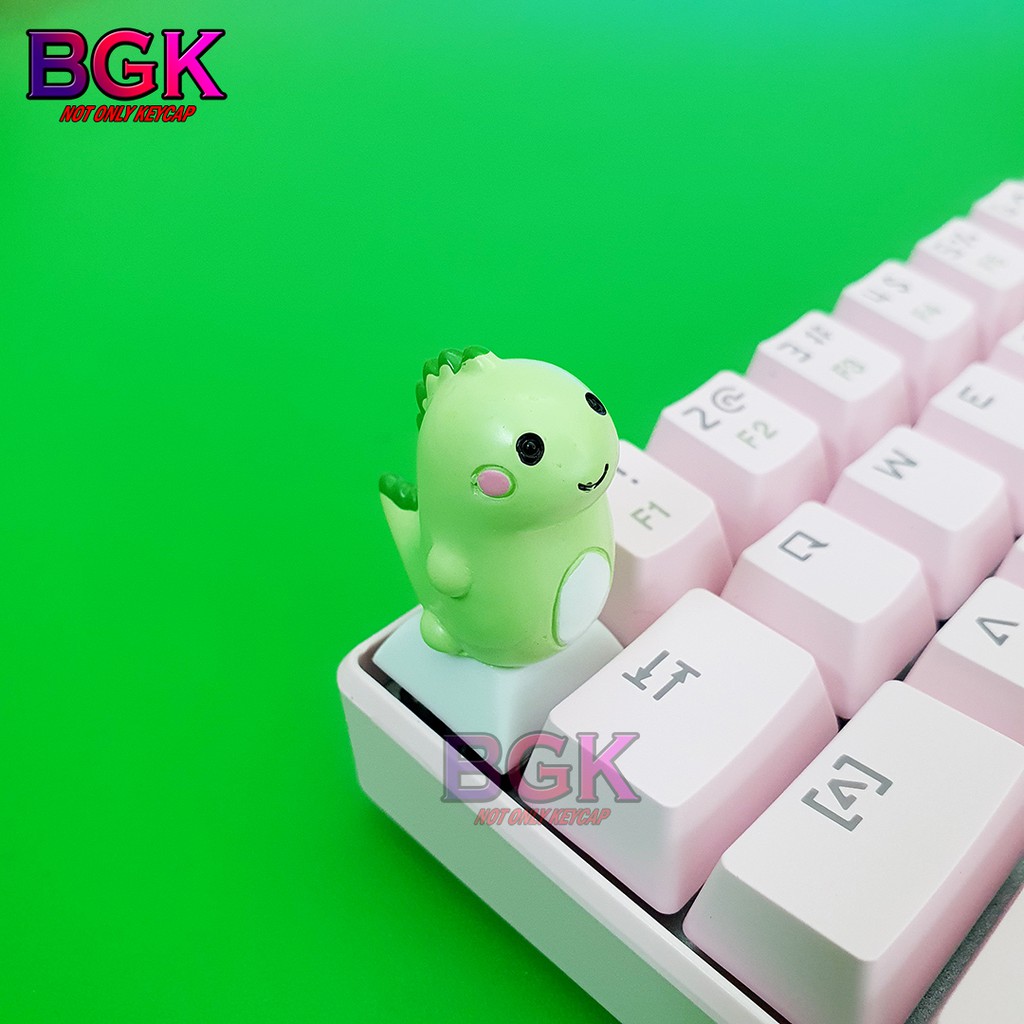 Keycap lẻ hình Gấu Con Chó Con và Khủng Long cực kỳ dễ thương ( keycap Artisan )