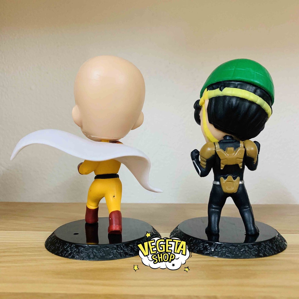 Mô hình One Punch Man - Saitama Genos Tatsumaki Lốc xoáy Bang Metal Knight Hiệp sỹ kim loại Mumen Rider - Cao 8~10,5cm