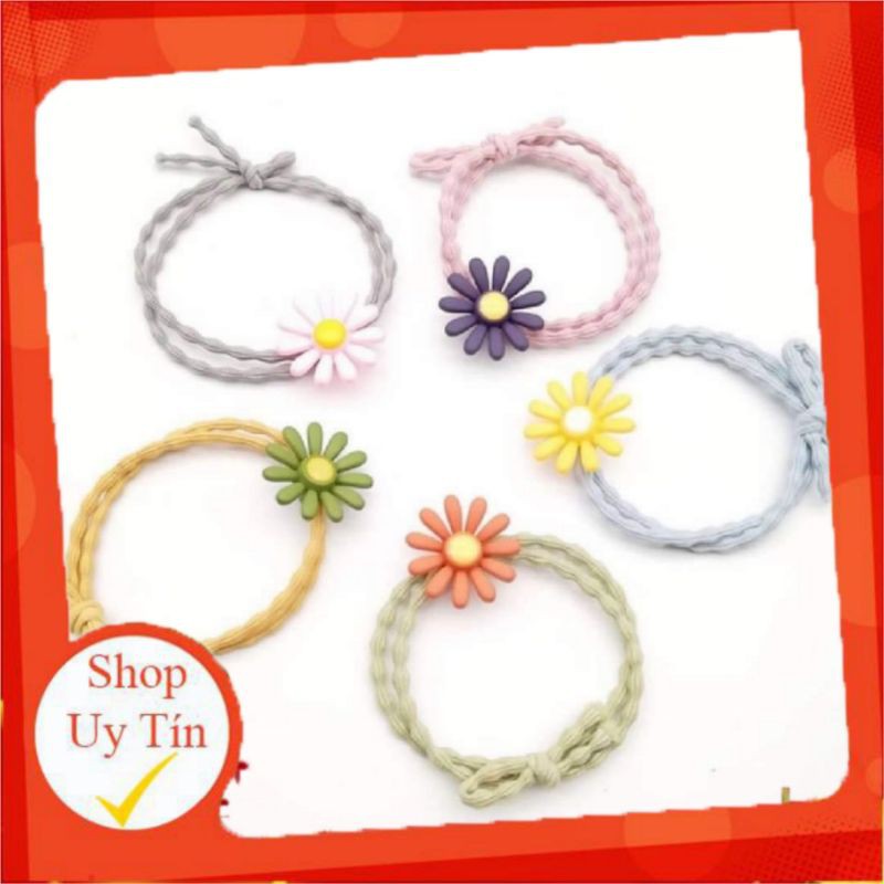 [FLASH SALE 1k] ♥FREESHIP ♥ Dây Buộc Tóc Hoa Cúc