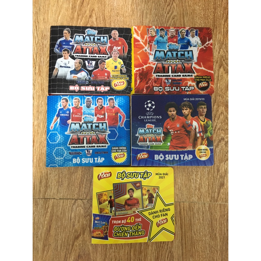 Album Poca Match Attax Rỗng Mới 100%