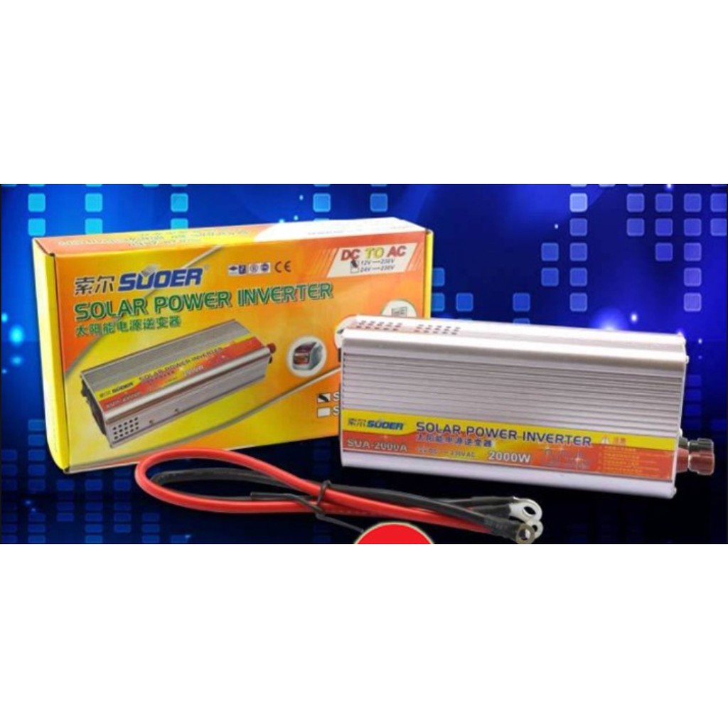 TNS. INVERTER 2000W SUOER SUA-2000A 12V-220V