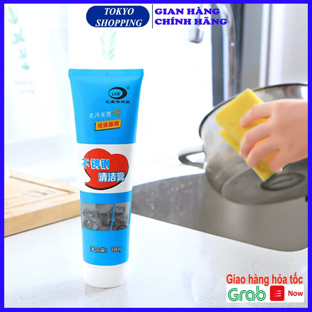 kem tẩy xoong nồi, tẩy rửa đồ dùng nhà bếp siêu sạch 180g