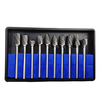 10 đầu mũi mài khắc phay gỗ bằng Thép