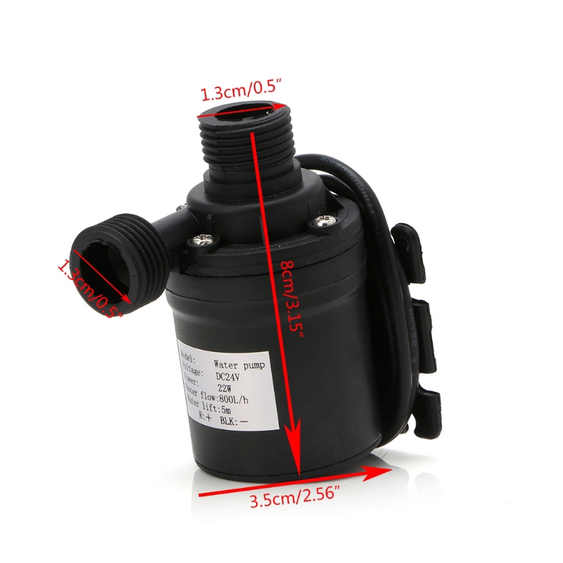 Máy Bơm Nước Nóng 800l/h 5m Dc 12v 24v