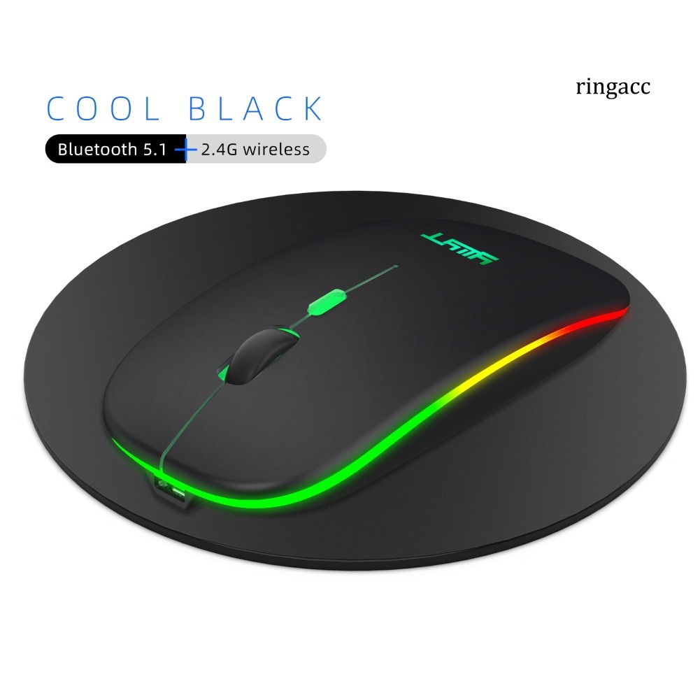 Chuột gaming không dây RCC_G852 Bluetooth 5.1 2.4G sạc pin cho laptop