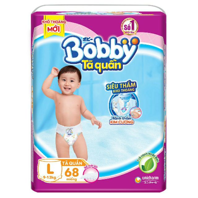 Tã quần Bobby L68 XL62