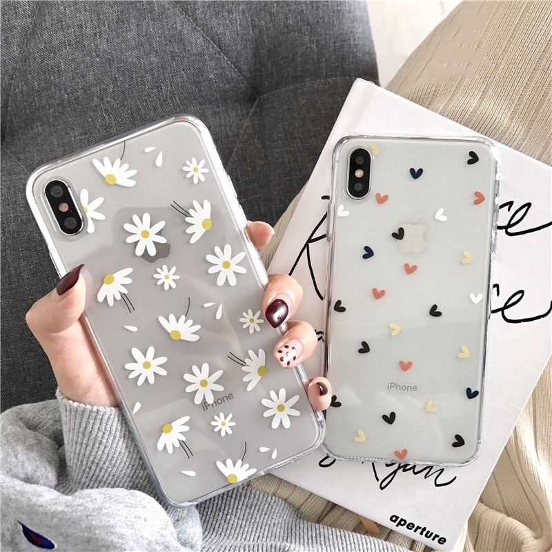 Ốp điện thoại hình hoa cho iPhone 11 X XS Max XR | BigBuy360 - bigbuy360.vn