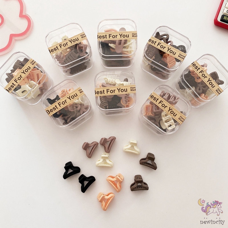 Set 10 Kẹp Tóc Co Giãn Phong Cách Hàn Quốc Cho Bé Gái