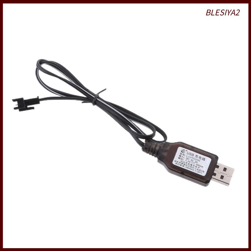 Dây Cáp Sạc Pin USB 2Pin NI-MH / NI-Cd 7.2V Cho Máy Bay Điều Khiển Từ Xa SM 2V