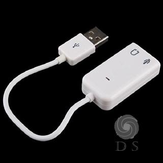 Dây cáp âm thanh usb 2.0 7.1 kênh âm thanh 3d dành cho notebook laptop box