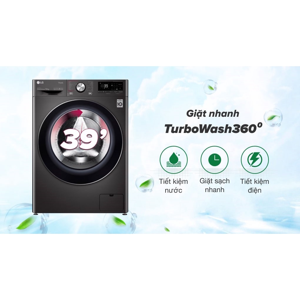 Máy giặt LG Inverter 10 kg FV1410S3B